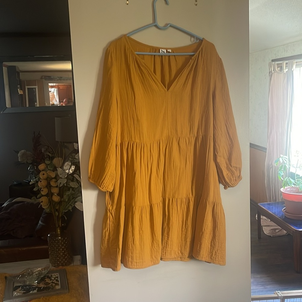 Gap Dress, Mustard Color, Size L